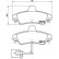 Bromsbeläggssats, skivbroms P 24 038 Brembo, miniatyr 3