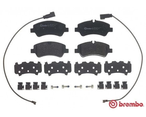 Bromsbeläggssats, skivbroms P 24 187 Brembo, bild 2