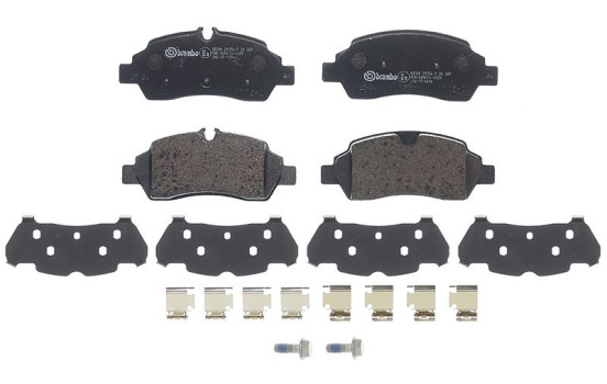 Bromsbeläggssats, skivbroms P 24 209 Brembo, bild 2