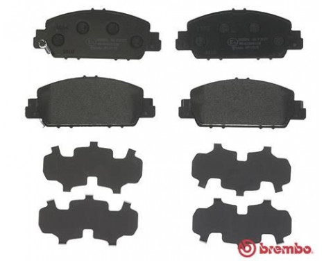 Bromsbeläggssats, skivbroms P 28 077 Brembo, bild 3