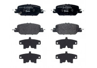 Bromsbeläggssats, skivbroms P 28 097 Brembo