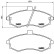 Bromsbeläggssats, skivbroms P 30 020 Brembo, miniatyr 2
