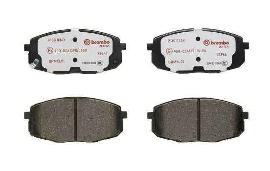Bromsbeläggssats, skivbroms P 30 034X Brembo, bild 3