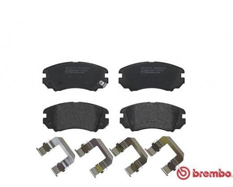 Bromsbeläggssats, skivbroms P 30 043 Brembo, bild 2