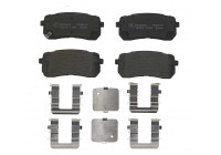 Bromsbeläggssats, skivbroms P 30 080 Brembo