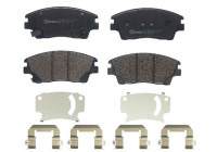 Bromsbeläggssats, skivbroms P 30 096 Brembo