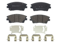 Bromsbeläggssats, skivbroms P 30 096 Brembo