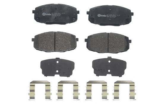 Bromsbeläggssats, skivbroms P 30 099 Brembo, bild 2