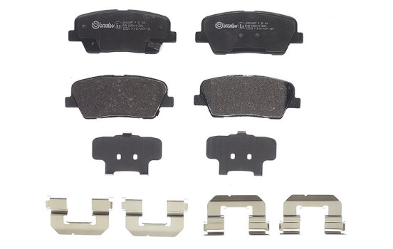 Bromsbeläggssats, skivbroms P 30 104 Brembo, bild 2