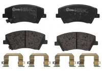 Bromsbeläggssats, skivbroms P 30 107 Brembo