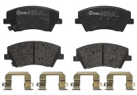 Bromsbeläggssats, skivbroms P 30 107 Brembo