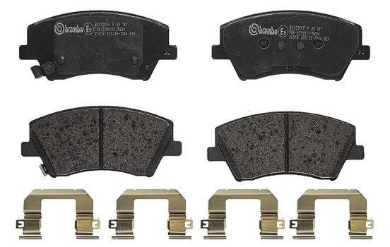Bromsbeläggssats, skivbroms P 30 107 Brembo
