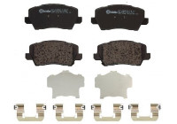 Bromsbeläggssats, skivbroms P 30 114 Brembo