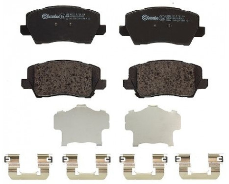 Bromsbeläggssats, skivbroms P 30 114 Brembo
