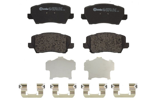 Bromsbeläggssats, skivbroms P 30 114 Brembo, bild 2