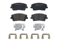 Bromsbeläggssats, skivbroms P 30 119 Brembo