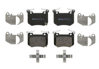 Bromsbeläggssats, skivbroms P 30 124 Brembo