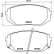 Bromsbeläggssats, skivbroms P 30 140 Brembo, miniatyr 4