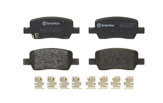 Bromsbeläggssats, skivbroms P 30 146 Brembo, bild 3