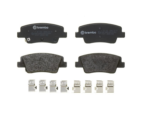 Bromsbeläggssats, skivbroms P 30 153 Brembo, bild 3