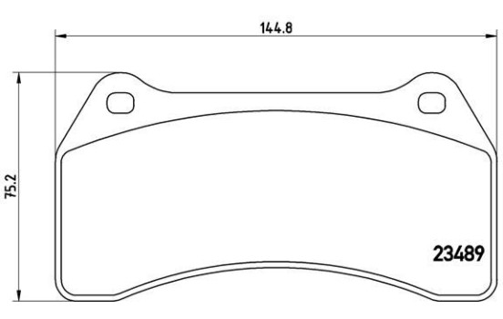Bromsbeläggssats, skivbroms P 36 014 Brembo, bild 2