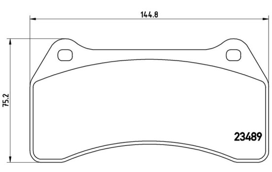 Bromsbeläggssats, skivbroms P 36 014 Brembo, bild 3