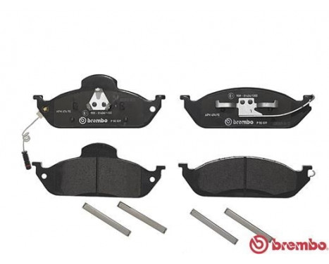 Bromsbeläggssats, skivbroms P 50 039 Brembo, bild 2