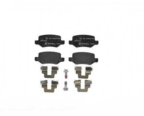 Bromsbeläggssats, skivbroms P 50 058 Brembo