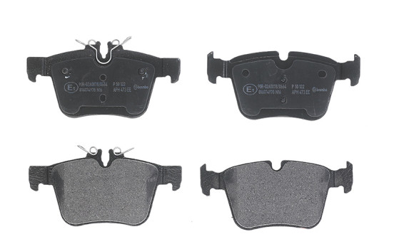 Bromsbeläggssats, skivbroms P 50 122 Brembo