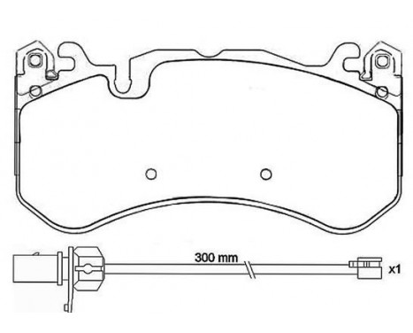 Bromsbeläggssats, skivbroms P 50 127 Brembo, bild 3