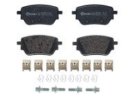 Bromsbeläggssats, skivbroms P 50 151 Brembo
