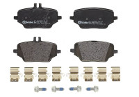 Bromsbeläggssats, skivbroms P 50 162 Brembo