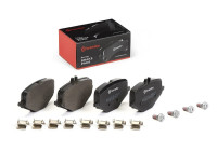 Bromsbeläggssats, skivbroms P 50 167 Brembo