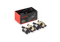 Bromsbeläggssats, skivbroms P 50 185 Brembo