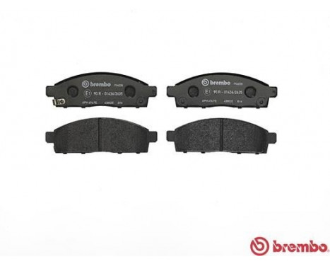 Bromsbeläggssats, skivbroms P 54 038 Brembo, bild 3