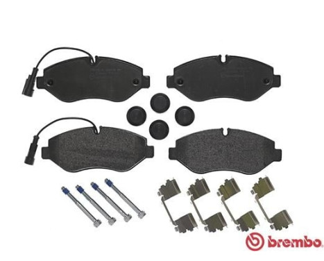 Bromsbeläggssats, skivbroms P 56 066 Brembo, bild 2