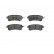 Bromsbeläggssats, skivbroms P 56 082 Brembo