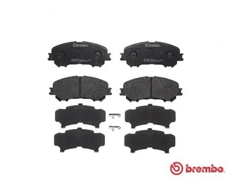 Bromsbeläggssats, skivbroms P 56 100 Brembo, bild 2