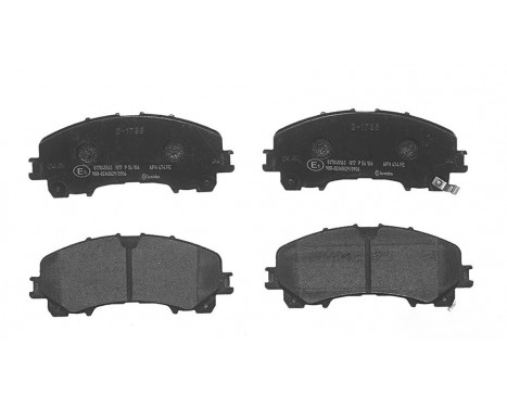 Bromsbeläggssats, skivbroms P 56 106 Brembo