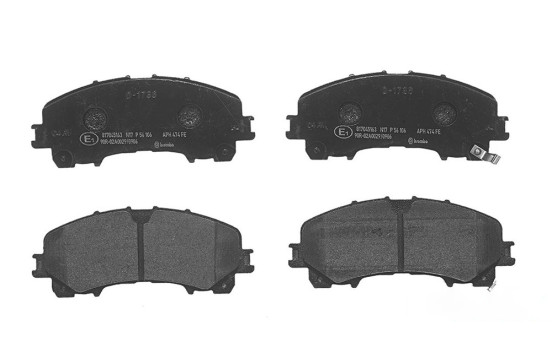 Bromsbeläggssats, skivbroms P 56 106 Brembo
