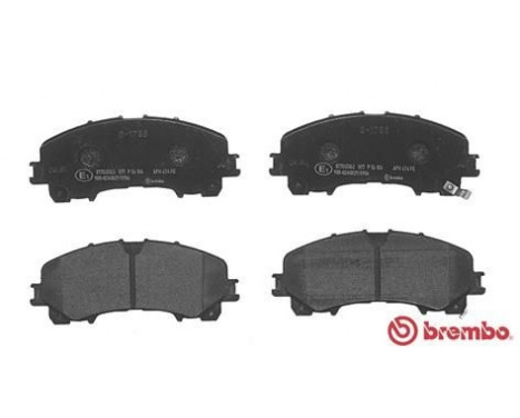 Bromsbeläggssats, skivbroms P 56 106 Brembo, bild 2