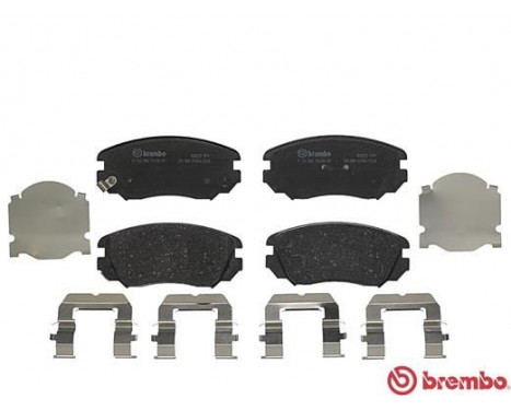 Bromsbeläggssats, skivbroms P 59 054 Brembo, bild 2