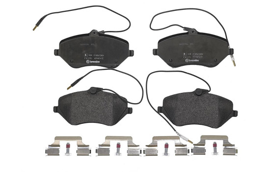 Bromsbeläggssats, skivbroms P 61 078 Brembo