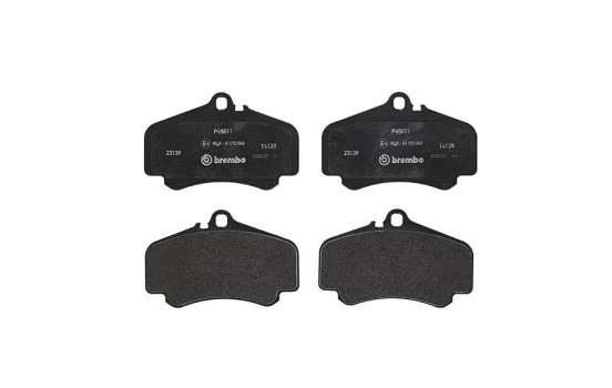 Bromsbeläggssats, skivbroms P 65 011 Brembo, bild 3