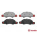 Bromsbeläggssats, skivbroms P 65 019 Brembo, miniatyr 3