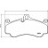 Bromsbeläggssats, skivbroms P 65 032 Brembo