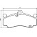 Bromsbeläggssats, skivbroms P 65 034 Brembo, miniatyr 4