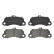 Bromsbeläggssats, skivbroms P 65 043 ABS