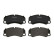 Bromsbeläggssats, skivbroms P 65 054 Brembo, miniatyr 3