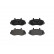 Bromsbeläggssats, skivbroms P 68 025 Brembo